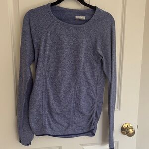 Athleta Blue Long Sleeve Top